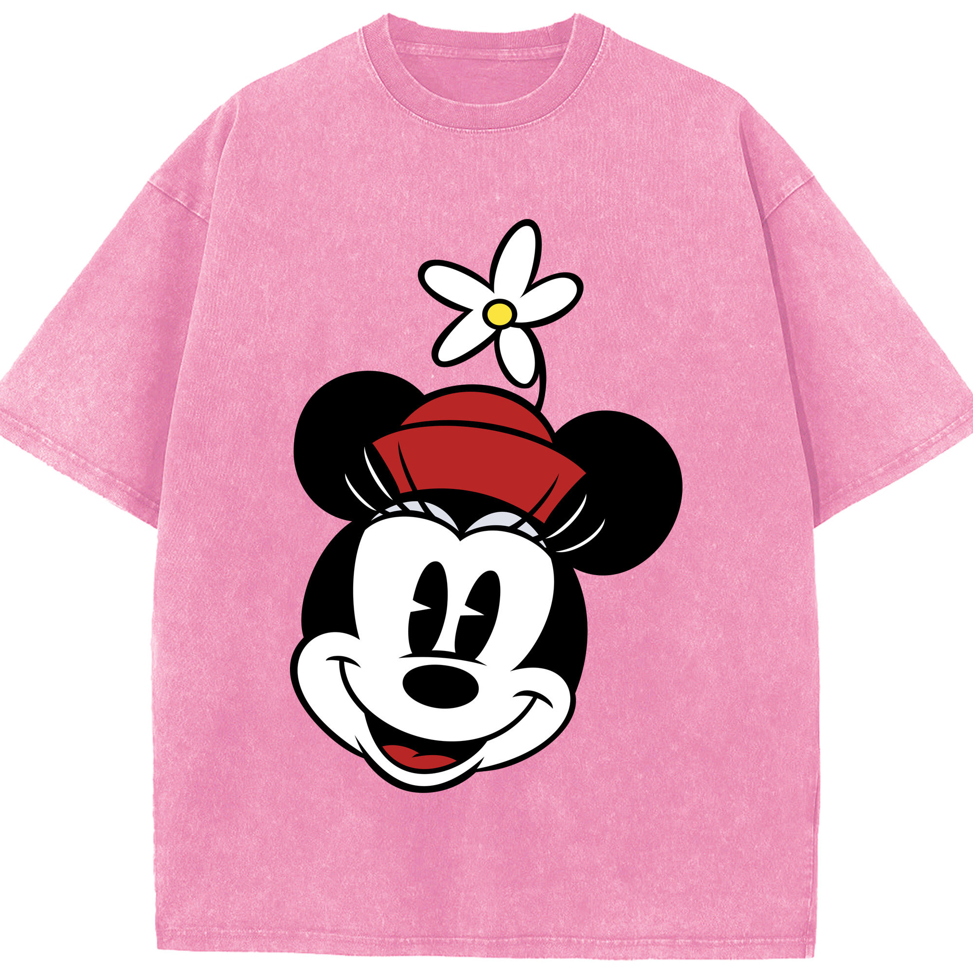 （画像用） ミッキーマウス Mickey Mouse 綿100% ヴィンテージ風 半袖Tシャツ（フロントプリント）